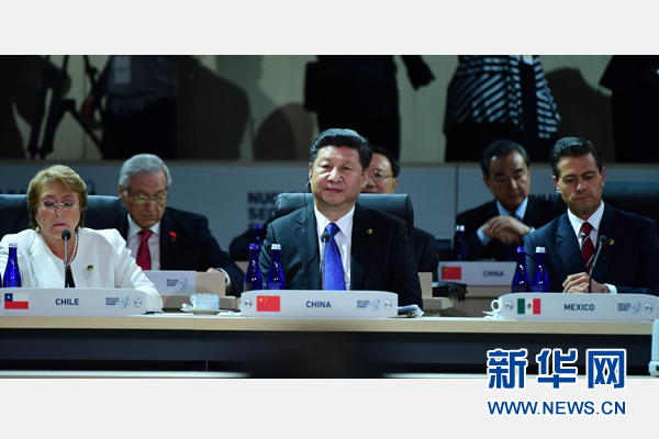 习近平出席第四届核安全峰会模拟场景互动讨论会暨闭幕...