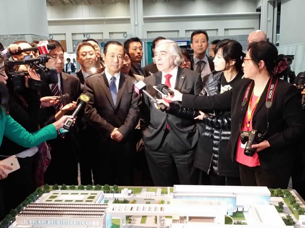 许达哲出席核安保国家展览活动