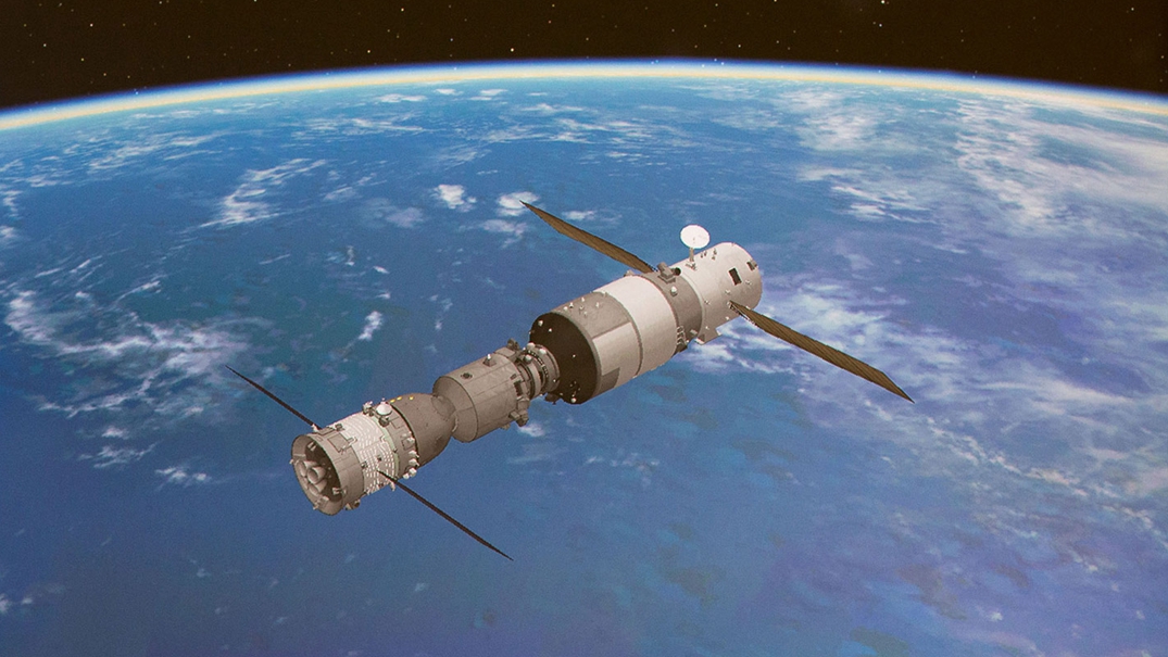 神舟十一号飞船与天宫二号自动交会对接成功